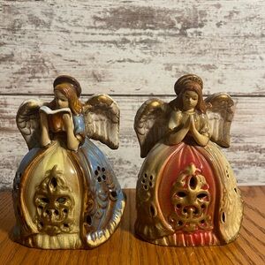 Antique angel figurines